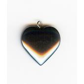 Hematite Charms Heart